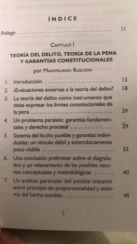 Teoría Del Delito Y Garantías Constitucionales., De Rusconi, Maximiliano - Kierszenbaum, Mariano. Editorial Ad-hoc, Tapa Blanda, Edición 2009 En Español