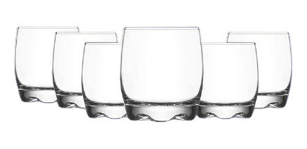 Set De Vasos De Cristal 6 Unidades Medida (9 3/4oz)