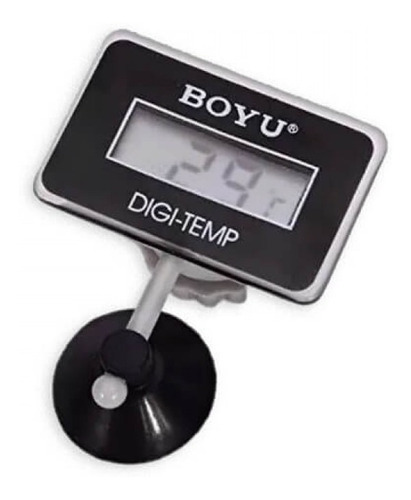 Imagen 2 de 9 de Termómetro Digital Boyu Lcd Sumergible Pecera Acuario