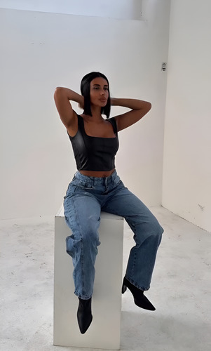 Jeans Mujer Mom Wide Baggy Modelos Exclusivos Oversize