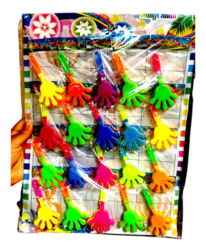 60 Manitas Aplaudidora Ruidosas Fiesta Juégate Regalo Piñata