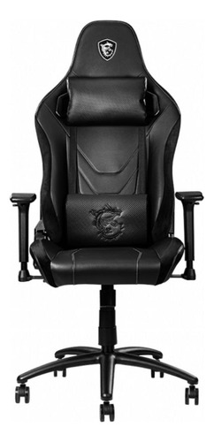 Silla Gamer Msi Mag Ch130 X Cuero Pvc Reclinable Negra