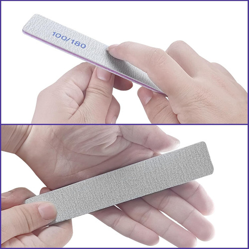 Lima De Uñas De Grano 100/180 (paquete De 6), Limas De Table