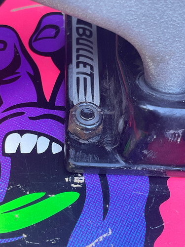 Skate Santa Cruz Mándala Hands Trucks Bullet Ruedas Ojs Verdes Grices (Usado)