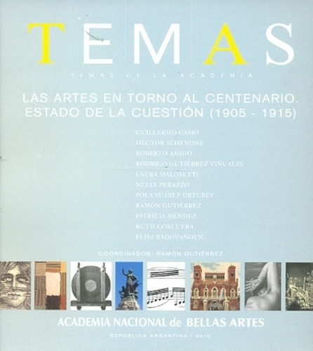 Temas De La Academia - Aa.vv, De Aa. Vv.. Editorial Academia Nacional De Bellas Artes En Español