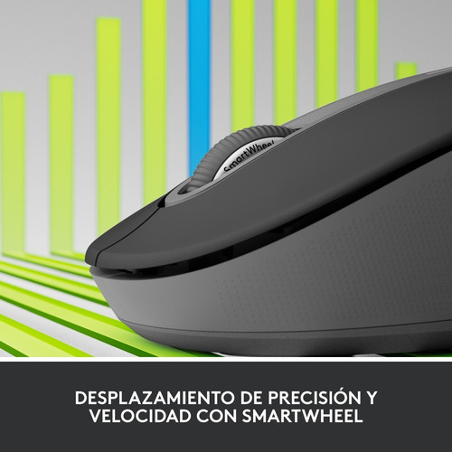 Mouse Inalambrico Logitech Signature M650 Large Grafito Colo