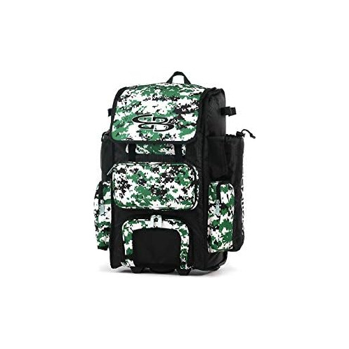 Bolsa De Equipaje De Béisbol/softbol Camo Rolling Supe...