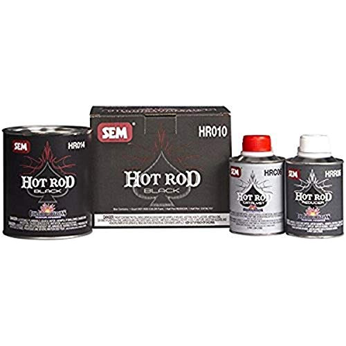 Kit De Pintura Negra Hot Rod Hr010 - 1 Cuarto