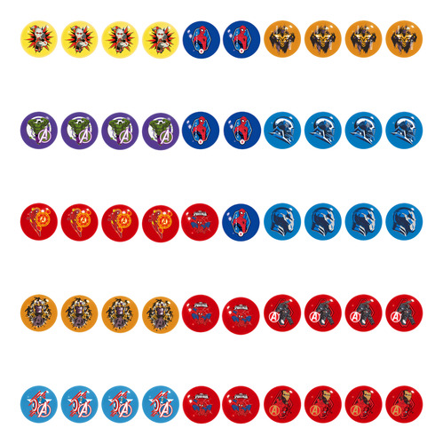 25 Pelotas Vinil Marvel Heroes Para Niños Mayoreo 21cm