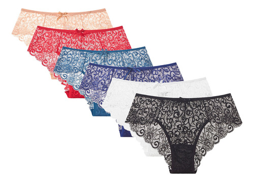 Braguitas De Bikini De Encaje Para Mujer, Cómodos Calzoncill