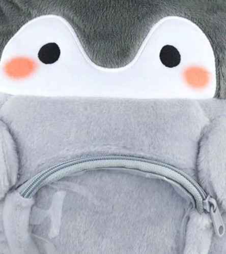 Mochila Infantil Preescolar Jim Gin Pinguino De Felpa