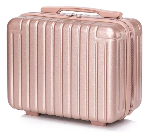 Frasqueiras De Viagem Necessaire ABS Rígido Maleta De Mão 93 Rose Gold M-33CM