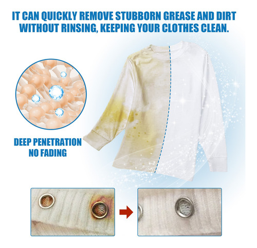 L Potente Spray De Limpeza A Seco Para Remover Manchas. Manc