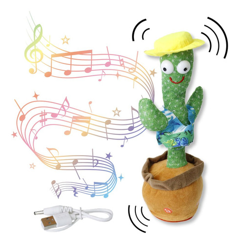 Cactus Bailarín Regular, Cactus Que Habla Y Repite Lo Que