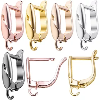 20pcs French Earring Hooks Hypoallergenic Brass Lever...