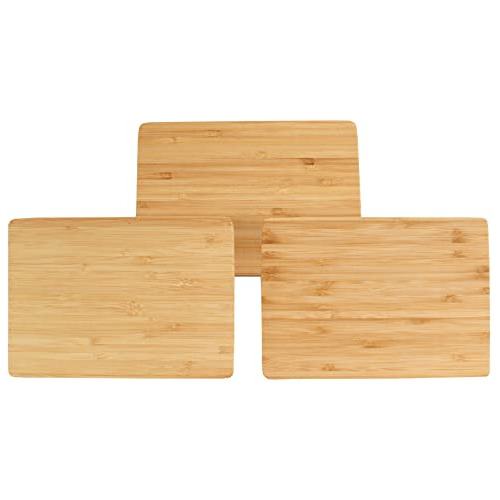 Small Premium Bamboo Serving And Cutting Board, Charcut...