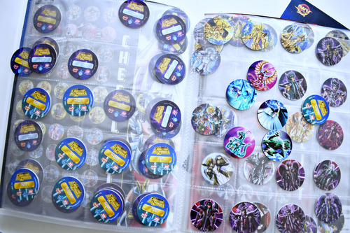Caballeros Del Zodiaco, Tazos Colección V°1 & 2