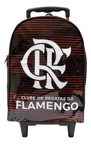 Mochila De Rodinhas Escolar Flamengo - Xeryus