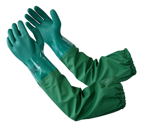 Pacific Ppe Guantes De Goma Extralargos De 26 Pulgadas, Resi