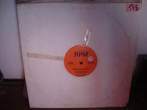 Vinilo Cristiano Gang Rpm Googdy Goody Mixer 1980 E1