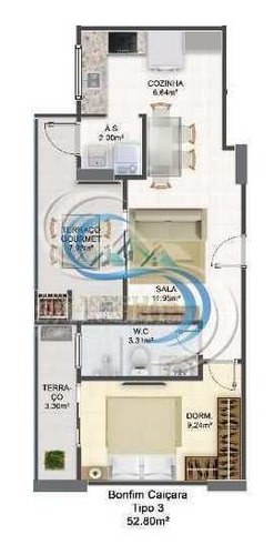 Imagem 14 de 14 de Apartamento 1 Dormitório Na Praia Grande - Vila Caiçara - V2302