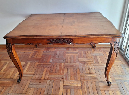 Mesa De Comedor Estilo Luis Xv Francés 1,40 Por 1,10