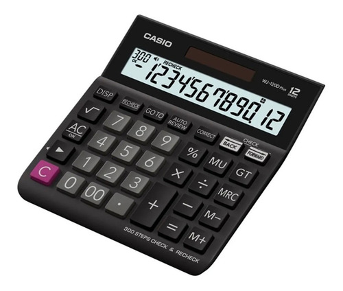 Calculadora Casio Mj 120d  Digitos 12 Grandisplay Pila-solar