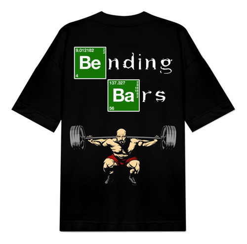 Camiseta Gym Oversize Breaking Bad Chemist Gym Personalizado