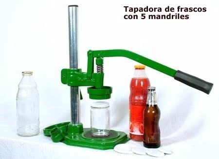 Maquina Tapadora De Frascos Y Tapas Botellas La Mejor