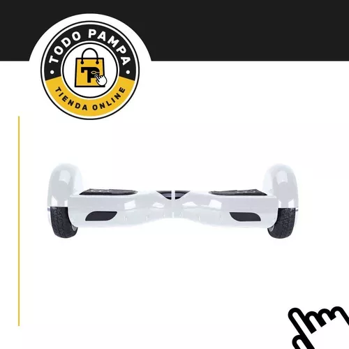 Hoverboard Patineta Skate Electrico Bluetooth Blanco Bolso C