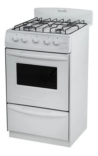 Imagen 2 de 3 de Cocina Escorial Candor S2 Gas Envasado Blanca 4h