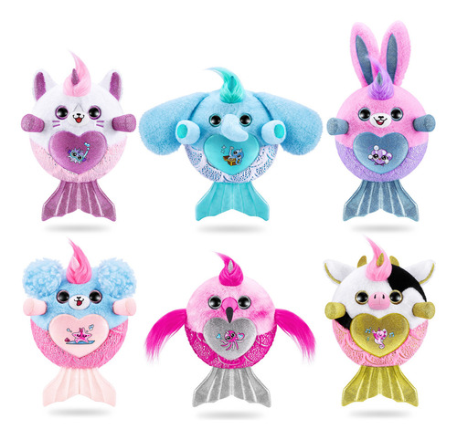 Zuru Rainbocorns Mermaidcorn Surprise Peluche Sirena Color Flamingo
