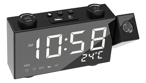 A*gift Timer Power Supplys Reloj Led Termómetro Proyección