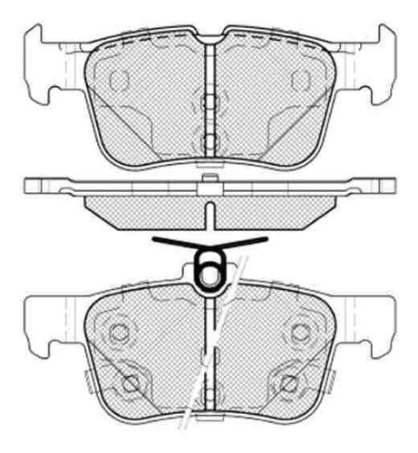 Pastilla De Freno Ford Kuga Ii 1.5 - 1.6 - 2.0 Tdci 2012/ Tr