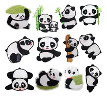 Comprar Honbay 12 Parches Bordados De Panda Lindos, Parches Para (12