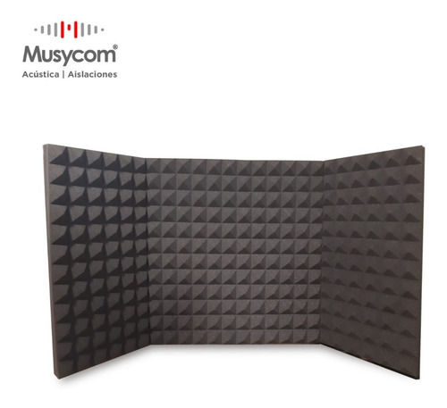 Imagen 1 de 6 de Pantalla Acústica De Escritorio Home Office Plegable Musycom