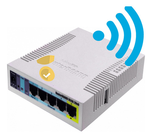 Router Board Wireless Mikrotik Rb951ui-2hn 2.4ghz 1000mw