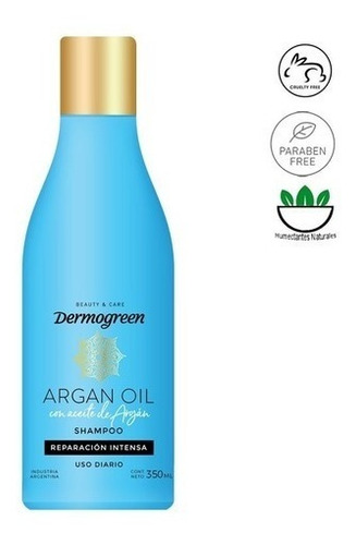 Shampoo C/ Aceite De Argan .- Reparacion Intensa X 350ml