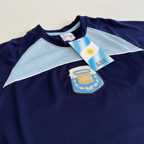 Imagen 4 de 5 de Remera Deportiva Argentina Para Niños Del Talle 4 Al 14