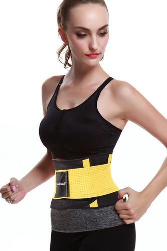 Faja Reductora Compresion Ajustable Termica Velcro Tallas