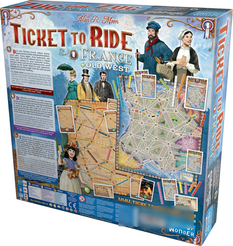 Ticket To Ride Map Collection V6 Francia Y Viejo Oeste
