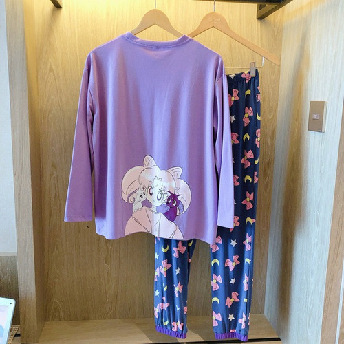 Mujer Pijamas 0527 Sailor Moon Ropa De Dormir Conjunto Para