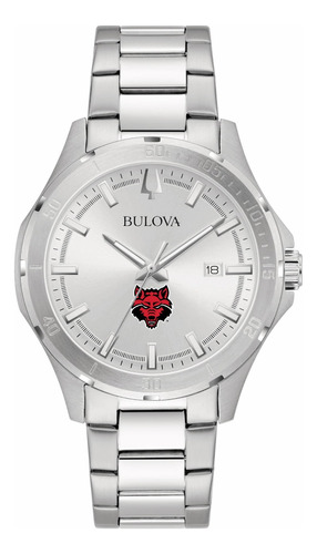 Reloj Bulova Unisex Análogo De Cuarzo Esfera Blanca Y