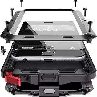 Capa Case Compatível iPhone 6 6s Anti Queda Metal Aluminio