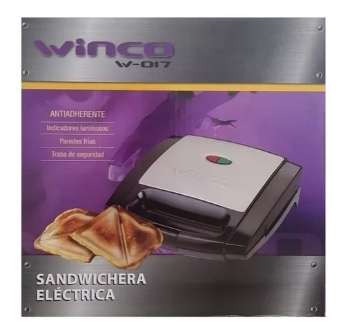 Sandwichera Electrica Winco W1017 750W