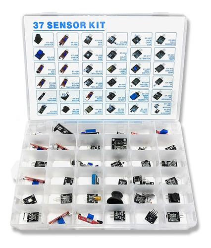 Kit De Sensores - 37 Sensores -caja Pastica!! -ideal Arduino