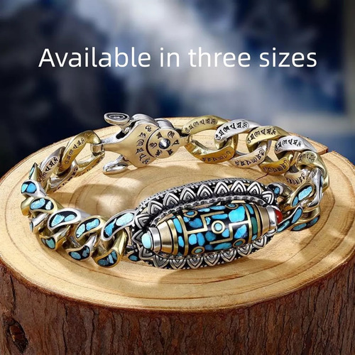 Pulsera Budista Tibetana Con Amuleto De Protección De Buena