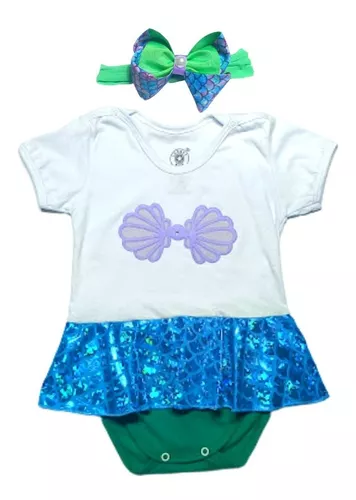 Roupa De Sereia Infantil Ariel