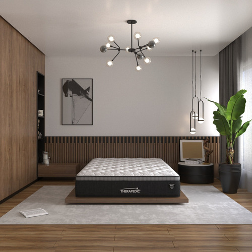 Colchón King Size Therapedic Resortes Royal Ortopedic Foam