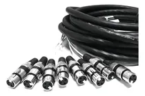 Comprar Multicabos Xlr 8 Vias Cirilo Cabos - 3 Mt